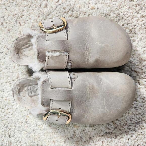 NEW Birkenstock Boston Big Buckle Shearling Clog Size 8 - Picture 6 of 6